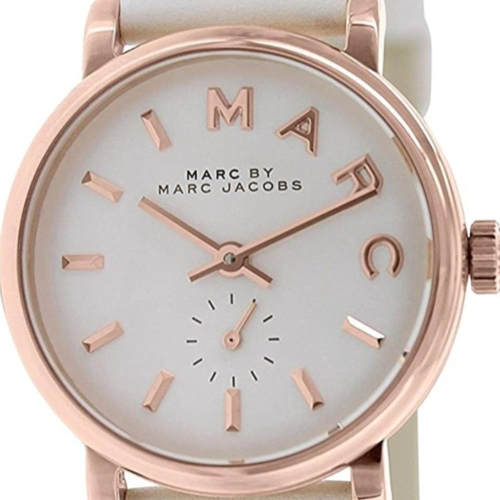 MARC JACOBS - WHITE/GOLD WATCH